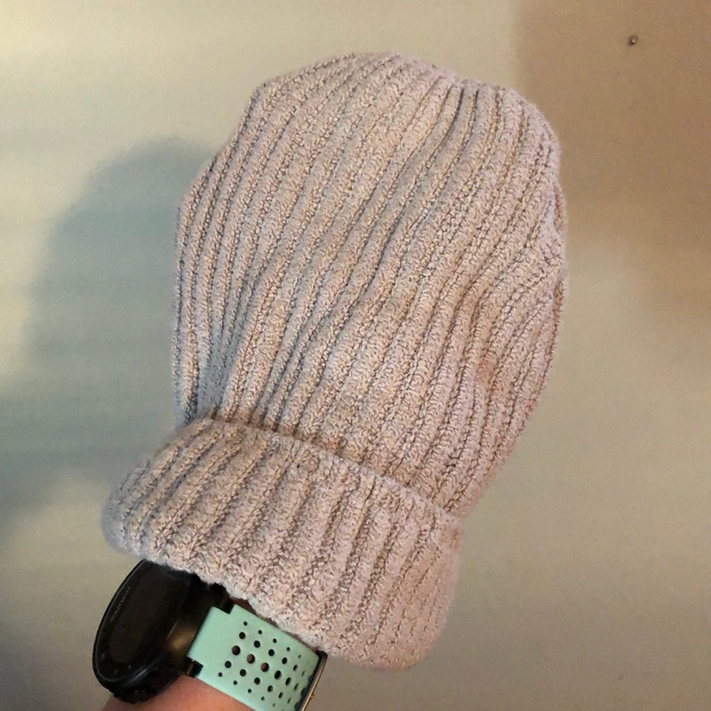Tan/grey Italian beanie